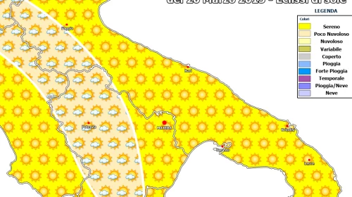 Meno di 24 ore all'eclissi di sole. Il tempo per Matera e dintorni 